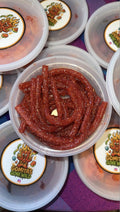 Spicy Watermelon Straws Chamoy Candy Mexican Candy Sweet Sour Dulce Enchilados Strings