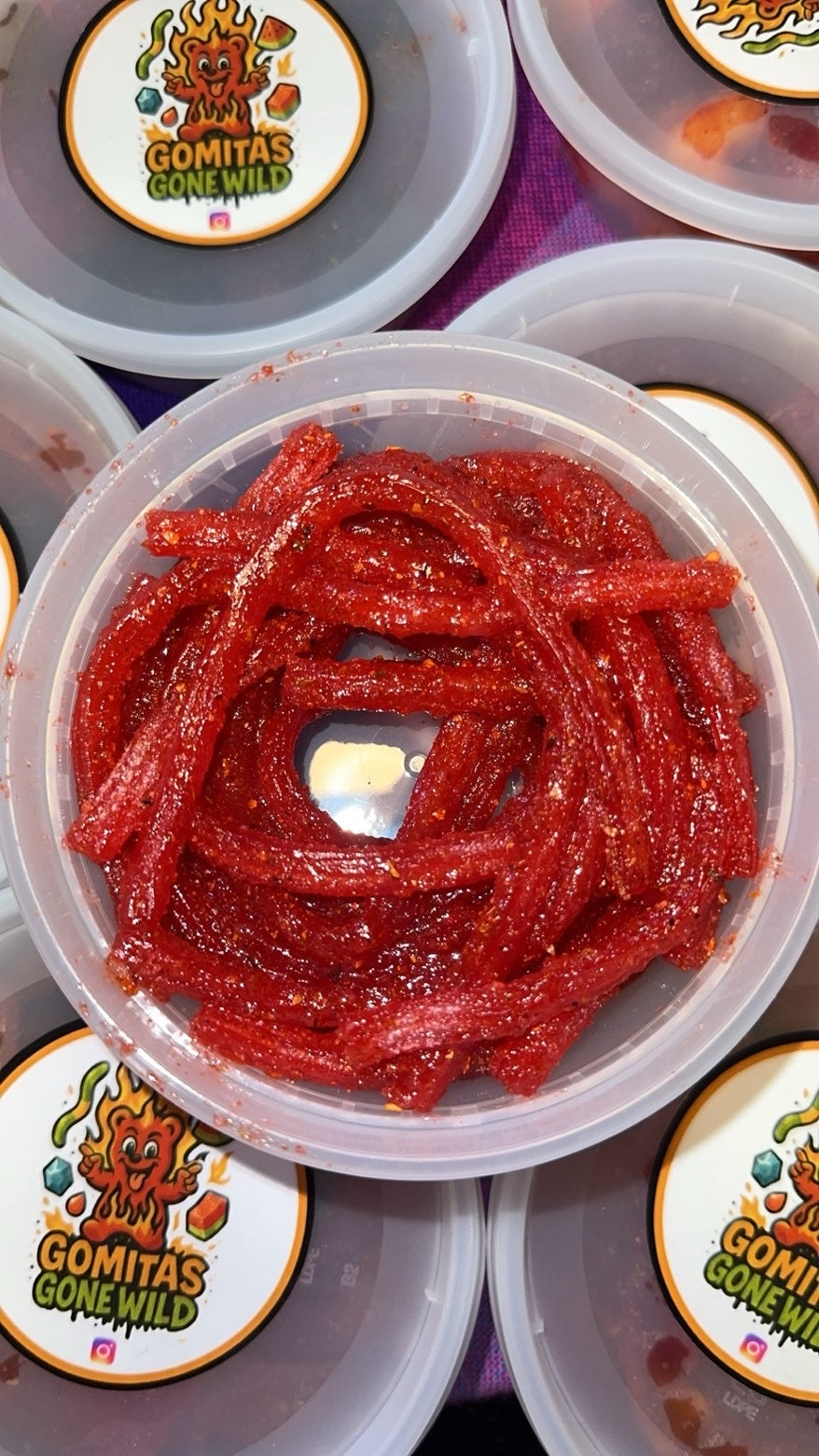 Spicy Strawberry Straws Chamoy Candy Mexican Sweet Sour Dulce Enchilados