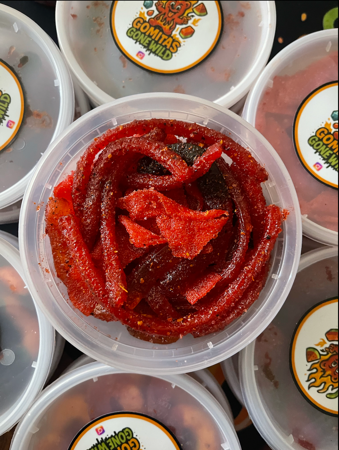 Starter Pack #2 Mixed Chamoy Gummies Candy Mexican Dulce Enchilados Sweet Spicy (Copy)